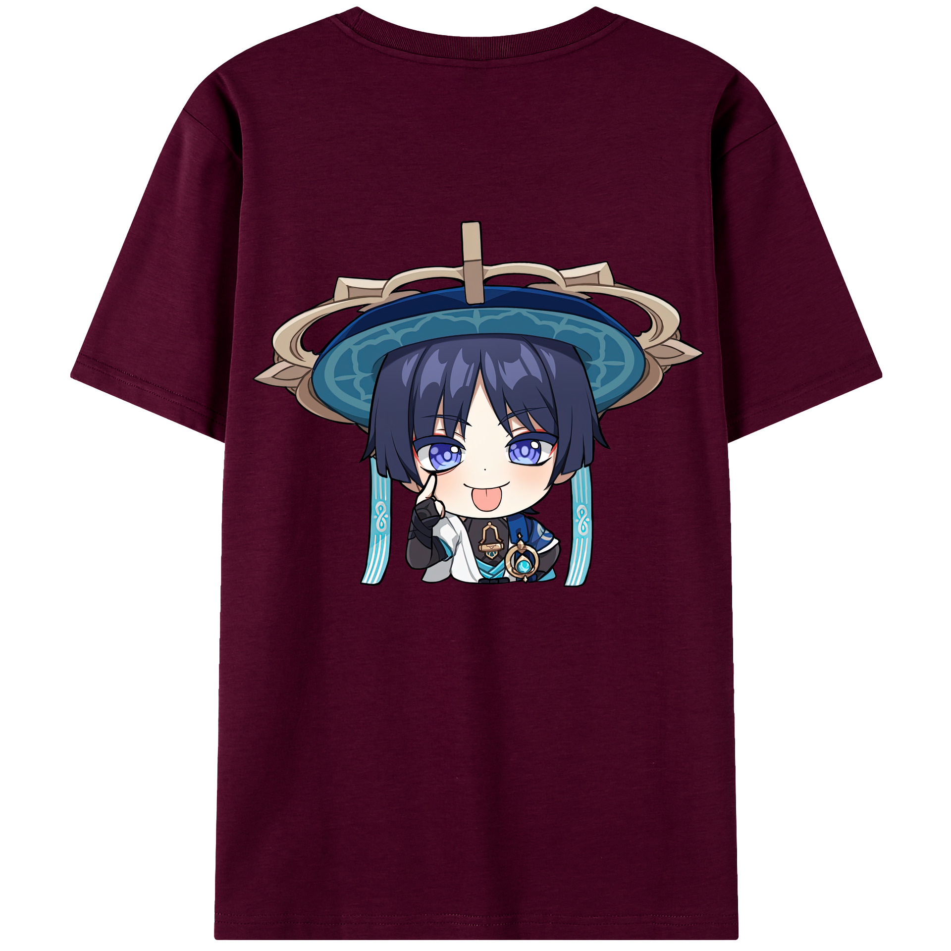 げんし神 さんペい genshin Sanpei レディース半袖Tシャツ(バックプリント)